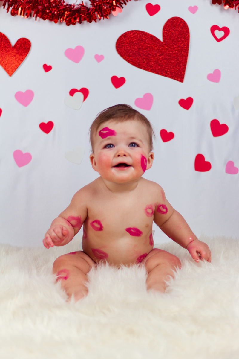 DIY Valentines Baby Photoshoot - Coco's Caravan