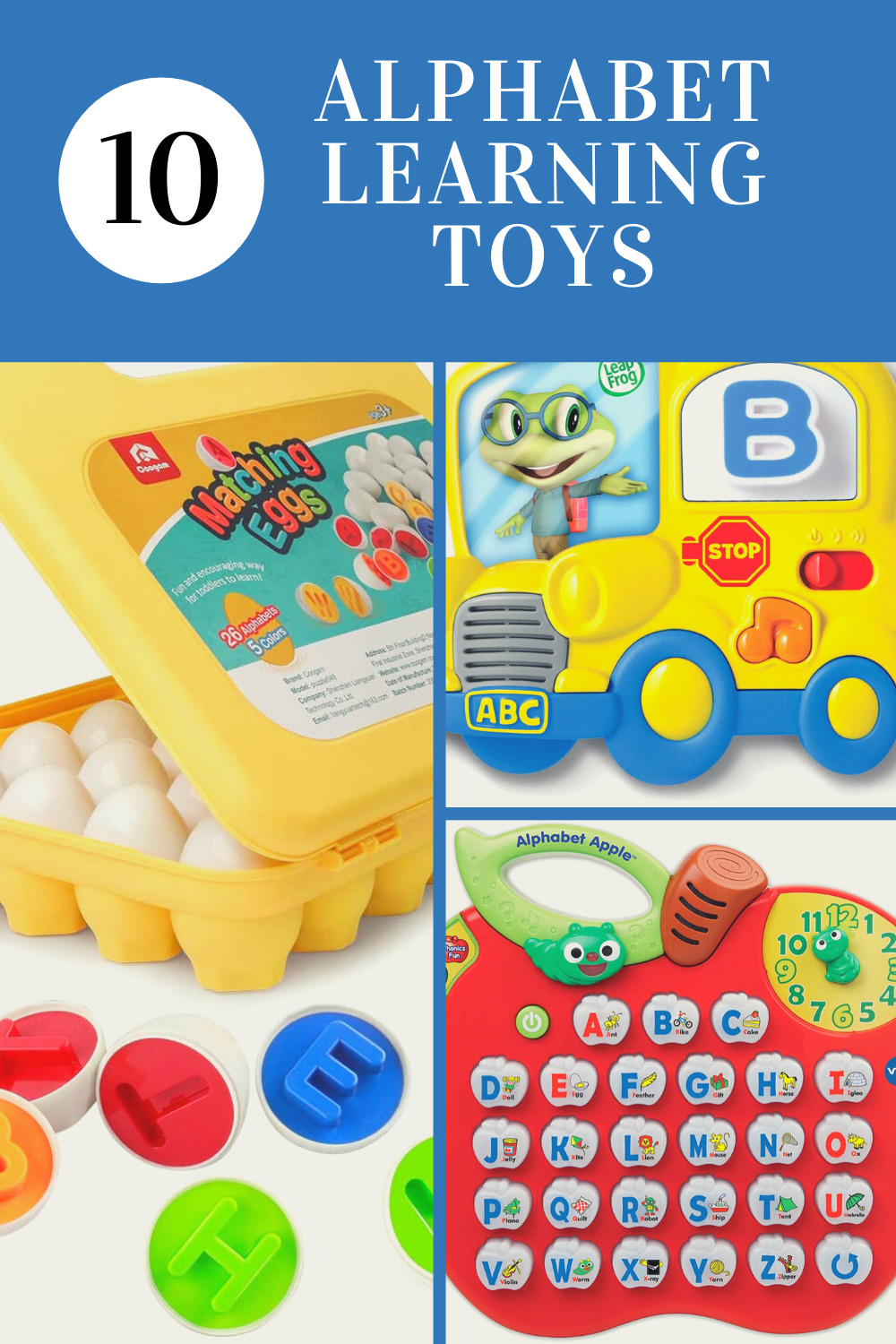 10 of The Best Alphabet Learning Toys For Toddlers - Coco's Caravan